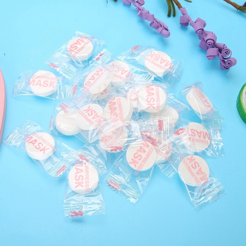 500pcs bag Disposable Facial Mask NOn Woven Compressed Face Mask