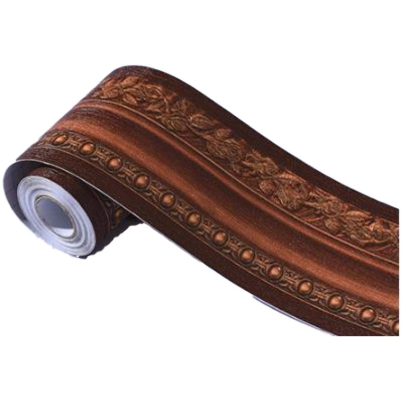 Marukimei Shoten Trim Border Classic Wall Line Sheet (Agricultural Brown