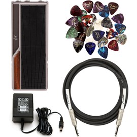 Fender Tread-Light Volume-Expression Pedal Bundle with Power Supply, Instrument Cable, and Picks