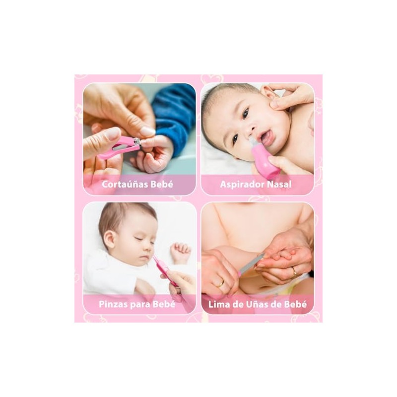 Kit de Aseo y Cuidado para Bebés, 10 Piezas Kit