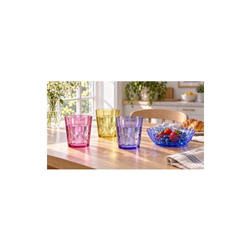 SCANDINOVIA - Vasos de 400 ml irrompibles Premium - Juego