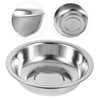 MUCKLILY Stainless Steel Basin 10.6 Inch Multi-Use Mixing Bowl for