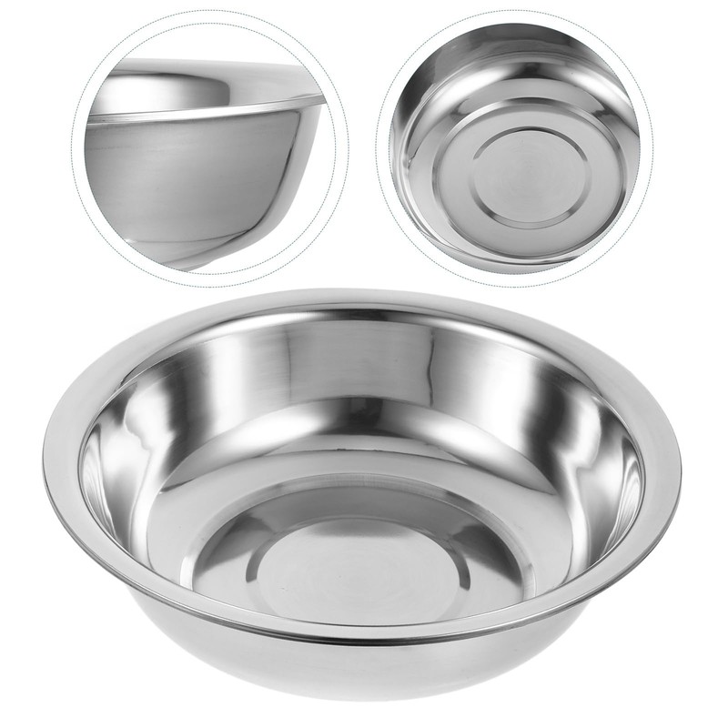 MUCKLILY Stainless Steel Basin 10.6 Inch Multi-Use Mixing Bowl for