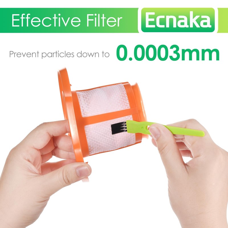 4 Pack HHVKF10 Dust-buster Filter Replacement Compatible with BLACK And