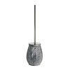 Gedy Grey, G-Myosotis, Toilet Brush, Bathroom Brush Made of Ceramic