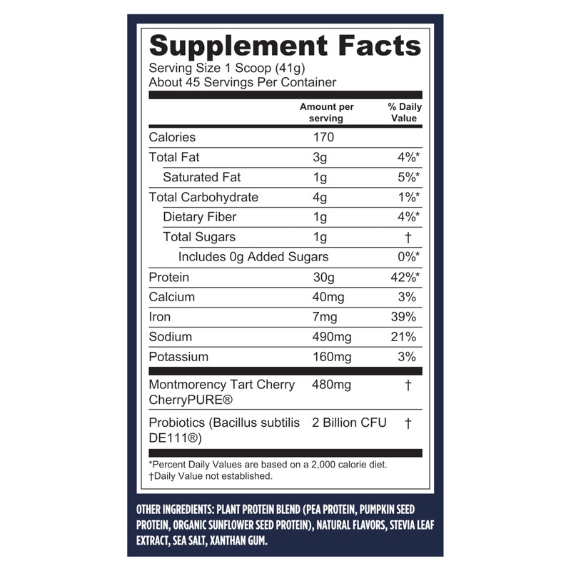 Vega Sport Vegan Protein Powder + Recovery - 30g Plant