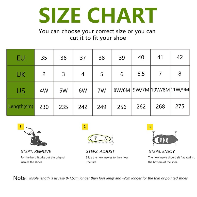 CCSOFTIME Leder Einlegesohlen aus Memory Foam für Damen, Ersatz Dünne