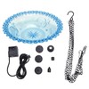Hanging Bird Bath, Bird Bath Bowl with Fountain USB Powered,