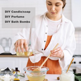 GV77ZF Essential Oil 4 Fl Oz (120 ml) - Jasmine Oil for Diffuser, Humidifier, Home, Bath, Cleaning, Yoga, DIY Soap, DIY Scented Candle