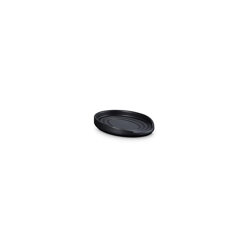 Le Creuset Stoneware Oval Spoon Rest Matte Black, 71507150000099