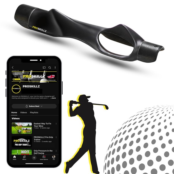 UK Pro Golf Grip Trainer + Tutorial Video – Perfect
