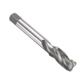 sourcing map Spiral Flute Thread Taps M14 x 1.25 H2 Metric Machine Threading Tap Bit, Uncoated Screw Tapping Repair Tool, M2 High-Speed Steel (HSS)