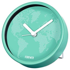 moses. Travel Alarm Clock, Turquoise Green, Normal