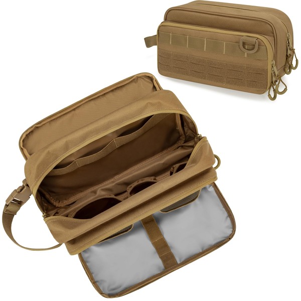 Prokva Tactical Toiletry Bag for Men, Shaving Travel Bag for