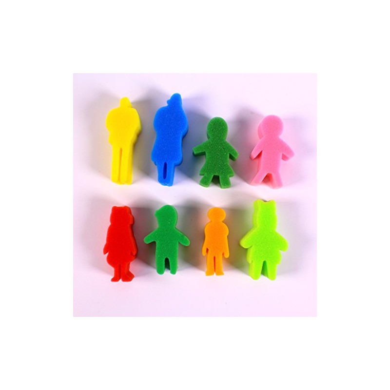 Foam People Shapes Pack of 8 by BCreative ®