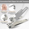 Brookstone Nail Clippers Set - Premium Stainless Steel Nail Clipper