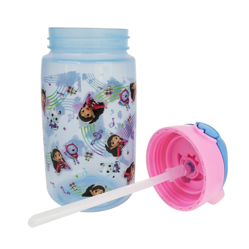 GABBY'S Dollhouse Water Bottle with Soft Handle 430ML