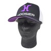Hoosier Paddock Black Trucker Style Baseball Hat (L/XL) with Breathable