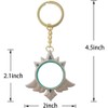 Genshin Luminous Keychain Toy Impact Moon City Vision Electro Keyring,
