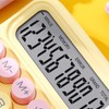 Silent Calculator Color Mechanical Key Calculator Battery Powered Electronic Calculating