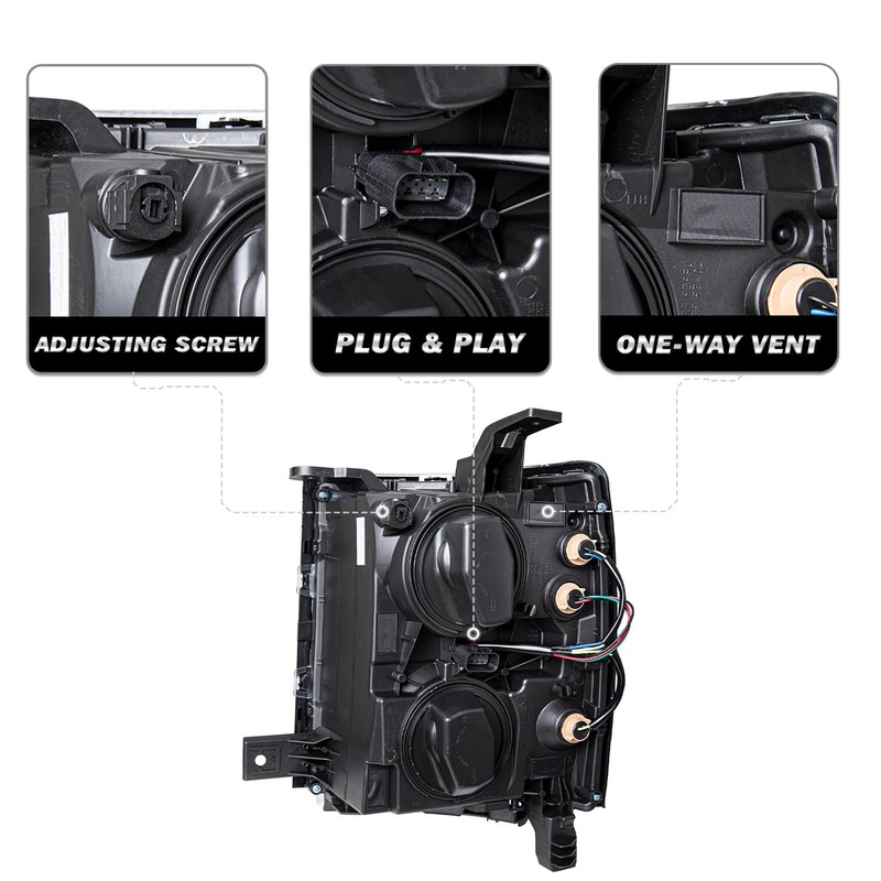 SOCKIR - Fits for 2014 2015 Chevy Silverado 1500 Pickup
