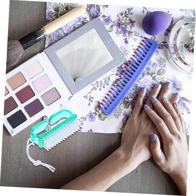 Mikinona 8pcs Fingernail Cleaning Brush Durable Nail Brushes for Manicure