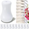 10pcs White Plastic Cord Tassel, Blind Pull Cord Knobs for