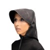 Hairbrella Satin- Lined, Waterproof, Rain Bonnét (Black)