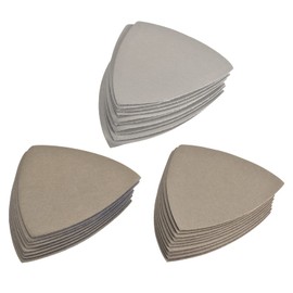 sourcing map Triangle Detail Sander Sandpaper Set 5000/7000/10000 Grit 3-1/2 Inch Hook and Loop Silicon Carbide Sanding Pads 30 Pieces
