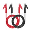 DUSCOKE 2PCS 14 AWG Double-Ended Alligator Clip Test Leads, 3.3ft/1m