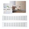 2 Pcs Air Vent Ventilation Grille Aluminium Alloy Rectangular Vent