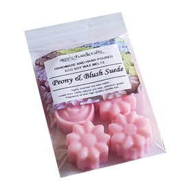 Peony & Blush Suede Highly Scented Soy Wax Melts