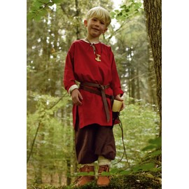 Battle-Merchant Simple Kids Arn Tunic for Boys and Girls - red, size: 146