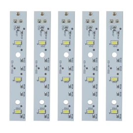 Upgraded 5 Pack WR55X26671 Freezer LED Light Board for GE Refrigerator LED Light GSS25GGHLCBB GSS25GGHLCWW, Replace 4468532 EAP11767930 LED3344588 PS11767930 AP6035586 - by Gxcdizx