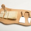 Nava Bamboo Cheese Board with 3 Cutting Sets