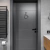 Ciieeo Wheelchair Accessible Sign Acrylic Disabled Symbol for Office Public
