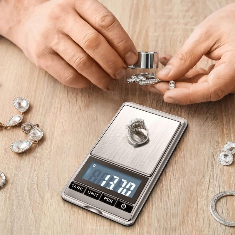 Phyxiul Pocket Scale, 0.01 - 500 g, High Precision Pocket