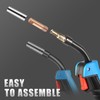 AZZUNO 15AK MIG Welding Gun with 10-ft Cable Euro Connector,