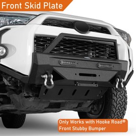 Hooke Road 4Runner Front Skid Plate Only fit Hooke Road Stubby Front Bumper fitting for 2014-2024 Toyota 4Runner 5th Gen (Exclude Limited & Nightshade)