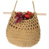 Levemolo Hanging Vegetable Basket Bohemia Style Woven Basket Wall Hanging