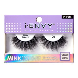 i-Envy False Lashes 3D Mink-Like Plush Impact Natural to Dramatic Vegan Eyelashes