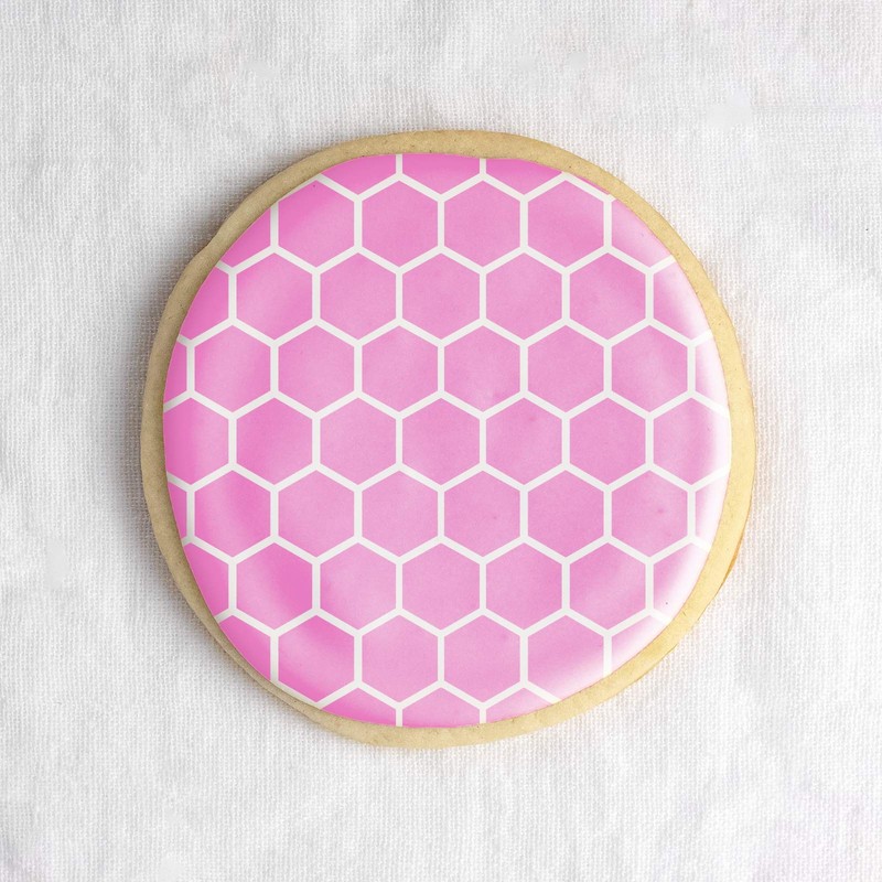 Honeycomb Cookie Stencil - Create Intricate Designs On Your Baked
