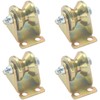 4 PCS Heavy Duty Gate Wheels Rigid Track Pullyes,Colored Steel