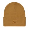 MaxNova Classic Beanie Hat for Men Women Camel