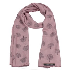 SwankySwans Mulberry Tree Celebrity Designer Scarf Womens Scarf Shawl Wrap Ladies Long Scarf (pink)