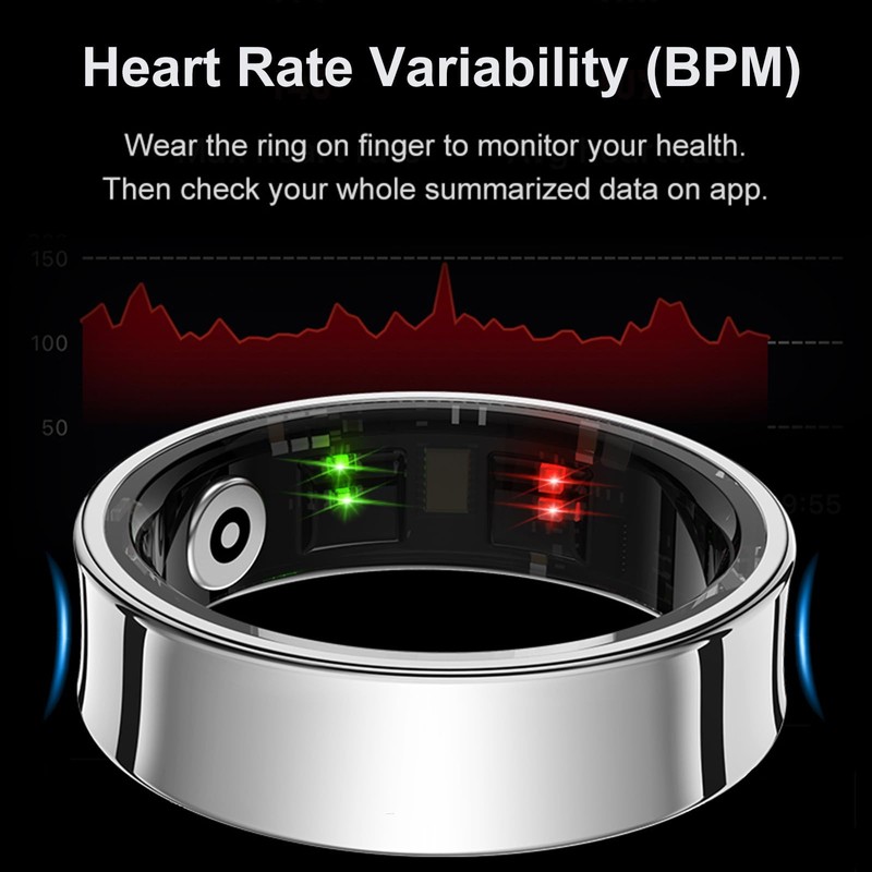 findtime Smart Ring Smart Rings for Men Women IP68 Waterproof