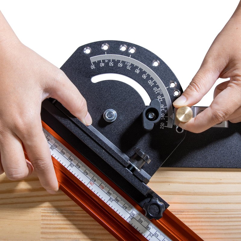 O’SKOOL 36-Inch Adjustable Angle Guide for Routers & Circular Saws