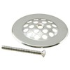 Westbrass Beehive Grid Tub Trim Grate with Trip Lever Faceplate,