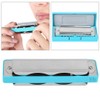 Blues Harmonica 10‑Hole Mouthorgan Eb Key ABS Resin Comb Beginner