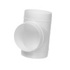 125mm / 5 Inch T-Joint - 3 Way Duct Connector